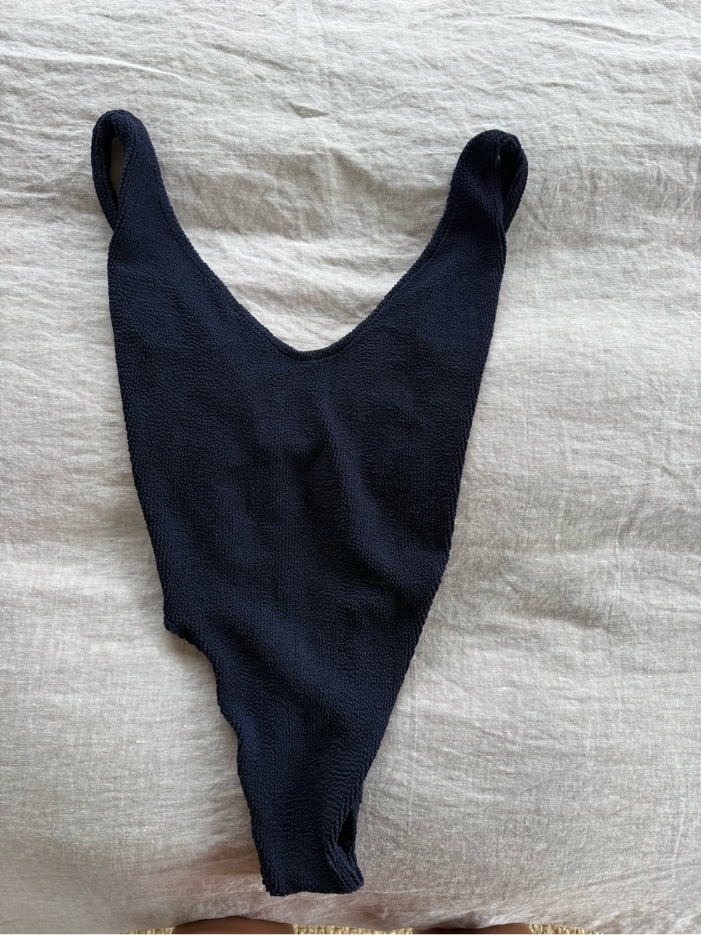 Youswim Black Textured One-Piece Swimsuit
